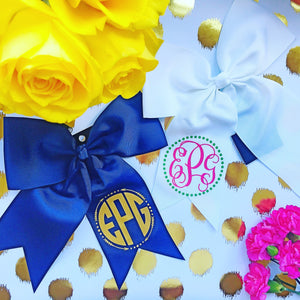 Personalized Monogram Bows