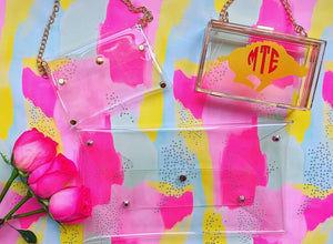 Stadium Bag -  Monogrammed Clutches