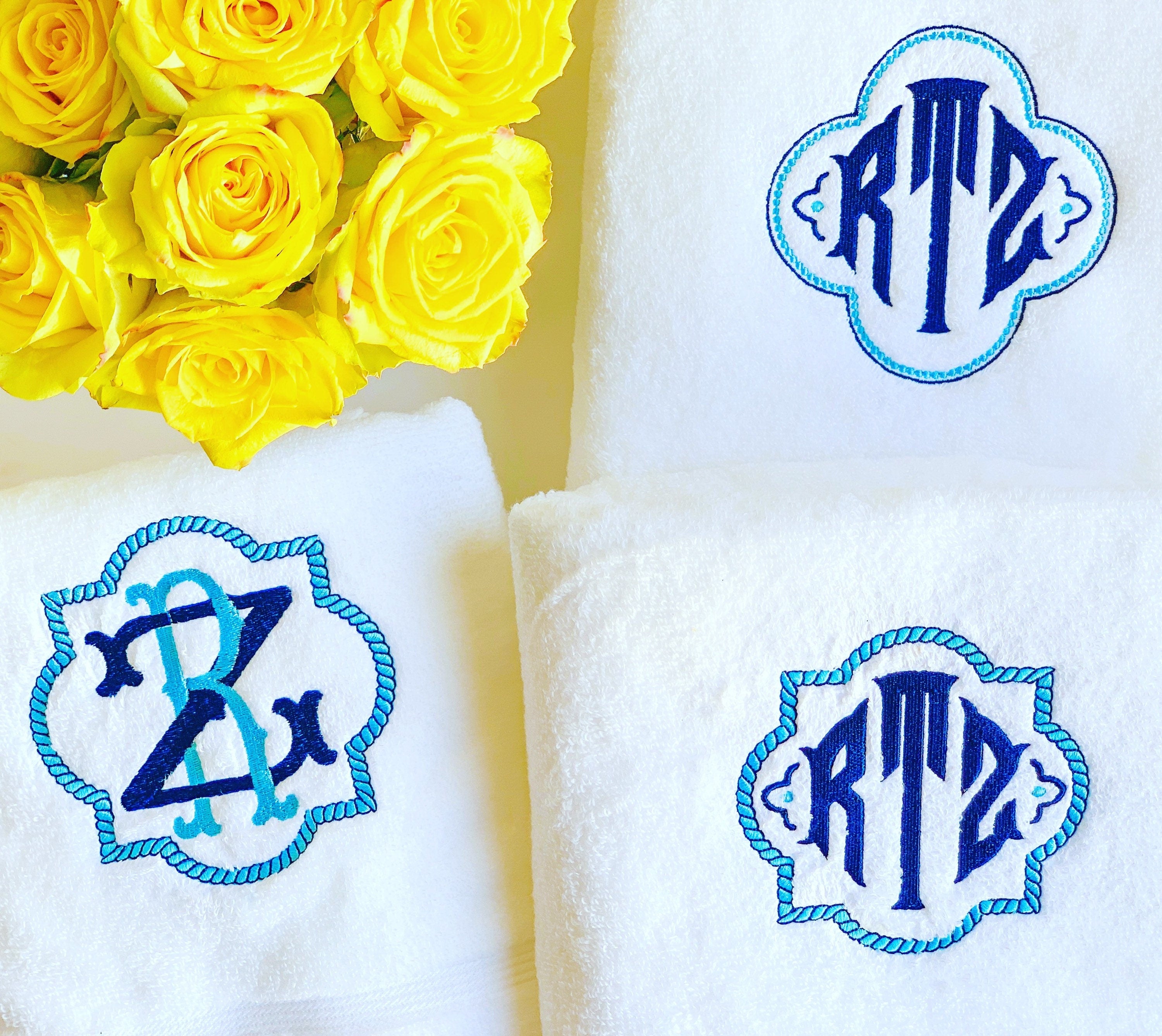 Monogrammed Bath Towel