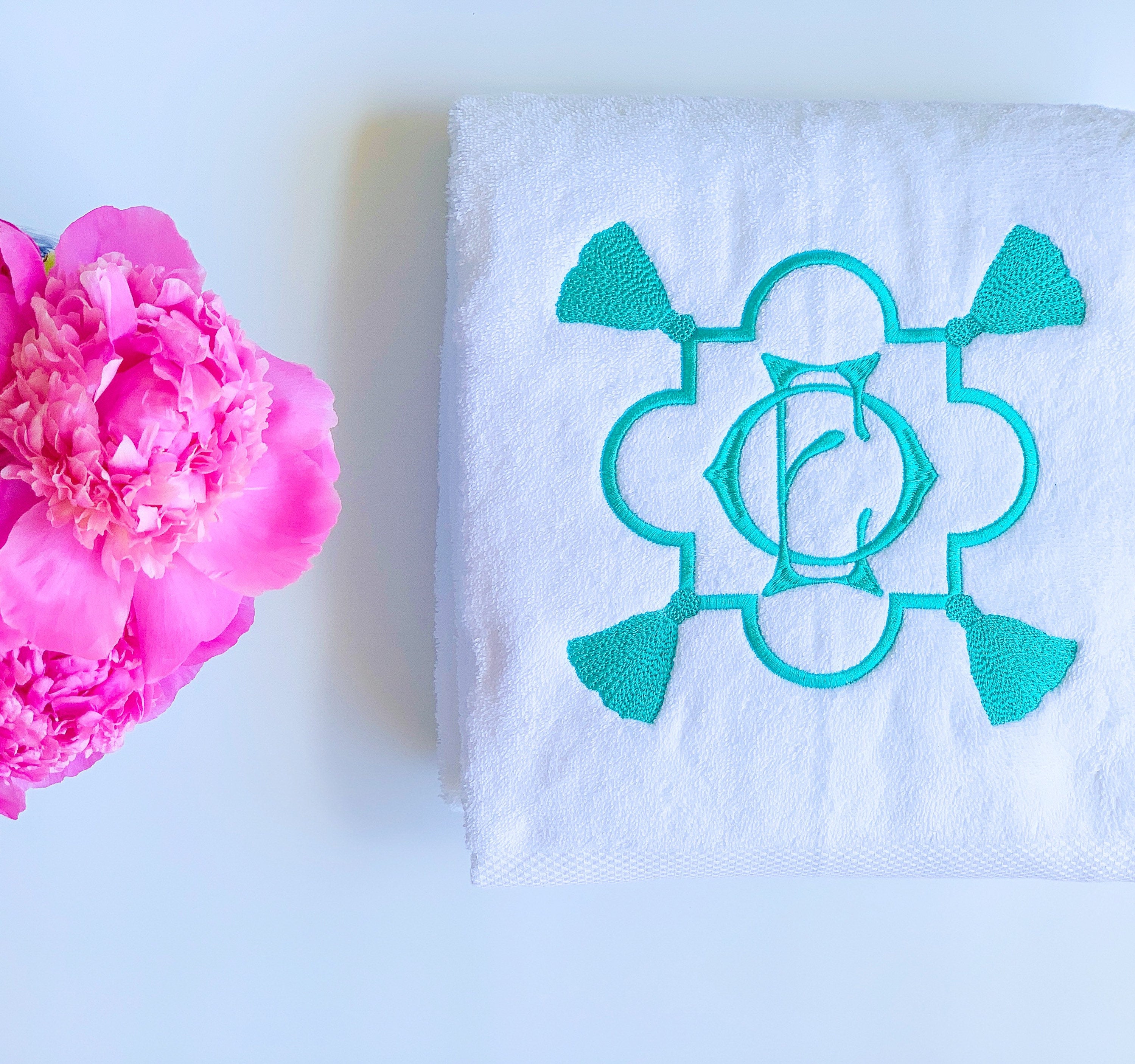 Monogrammed Bath Towel