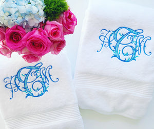 Monogrammed Bath Towel