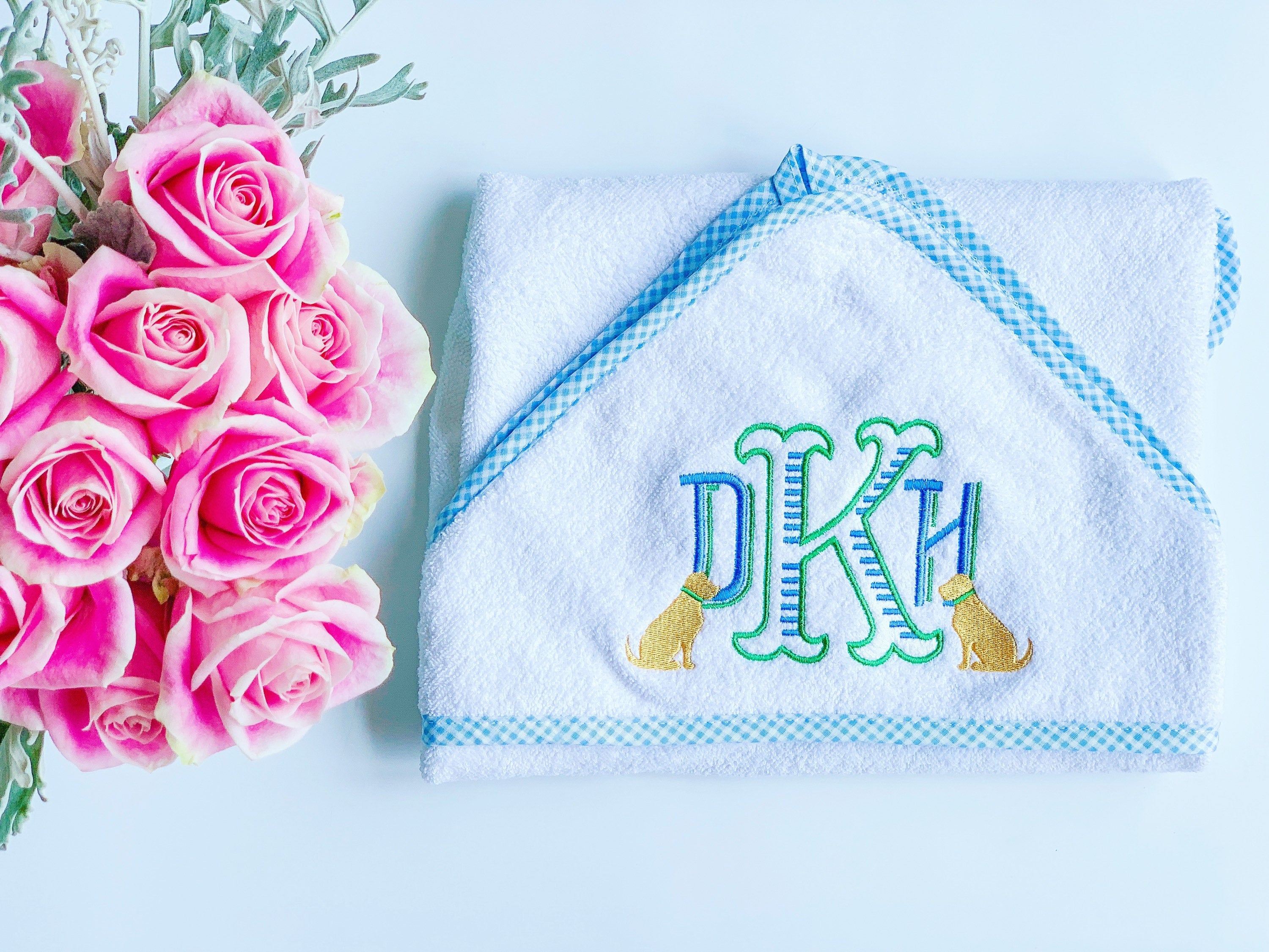 Monogrammed Hooded Baby Towel, Hooded Towel Baby, Personalized Baby Towel, Baby Shower Gift