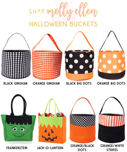 Monogrammed Halloween Trick or Treat Bag, Monogrammed Halloween Bag, Personalized Halloween Bag, Custom Halloween Bag, Candy Bag