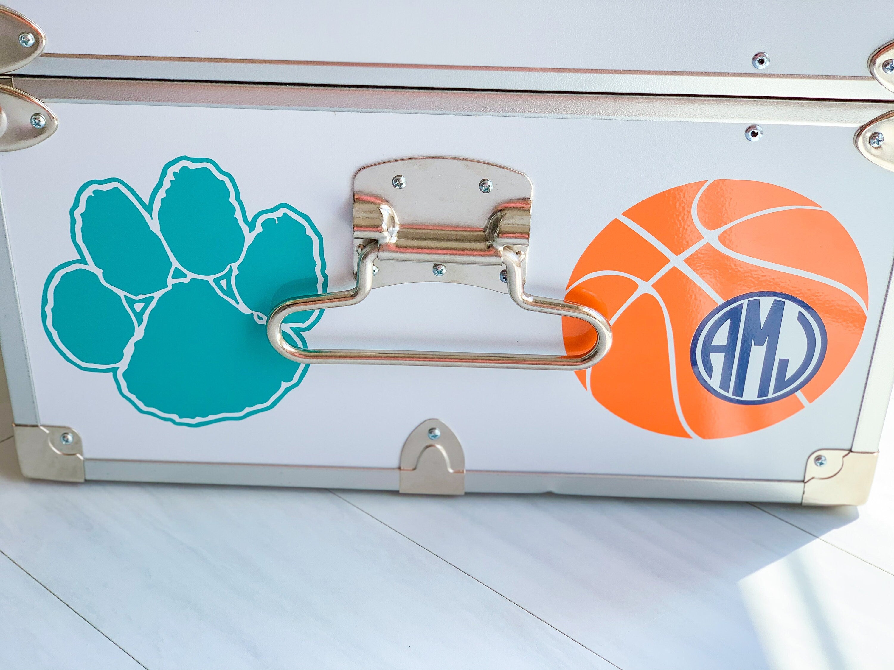 Camp Trunk Vinyl Decal Decor - Camp Trunk Sticker - Personalized Camp Trunk - Camp Trunk Monogram - Camp Trunk Name - Camp Trunk Decals