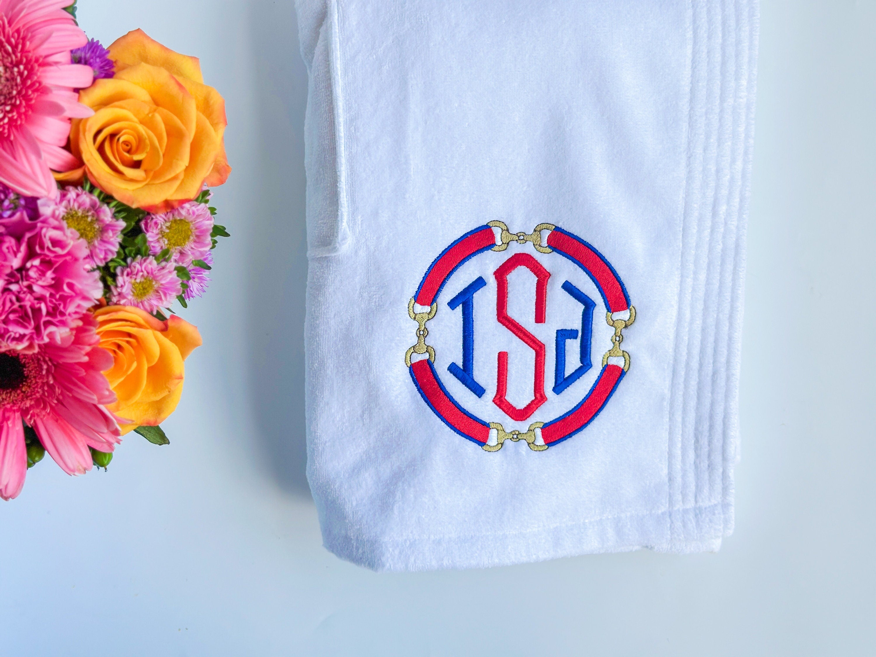 Monogrammed Towel Wrap, Personalized Towel Wrap, Monogrammed Shower Wrap, Spa Wrap, Graduation Gift, Dorm Wrap, Waffle Weave, Terry Velour