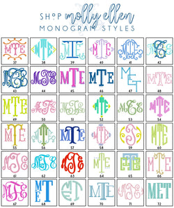 Monogrammed Gingham Easter Basket
